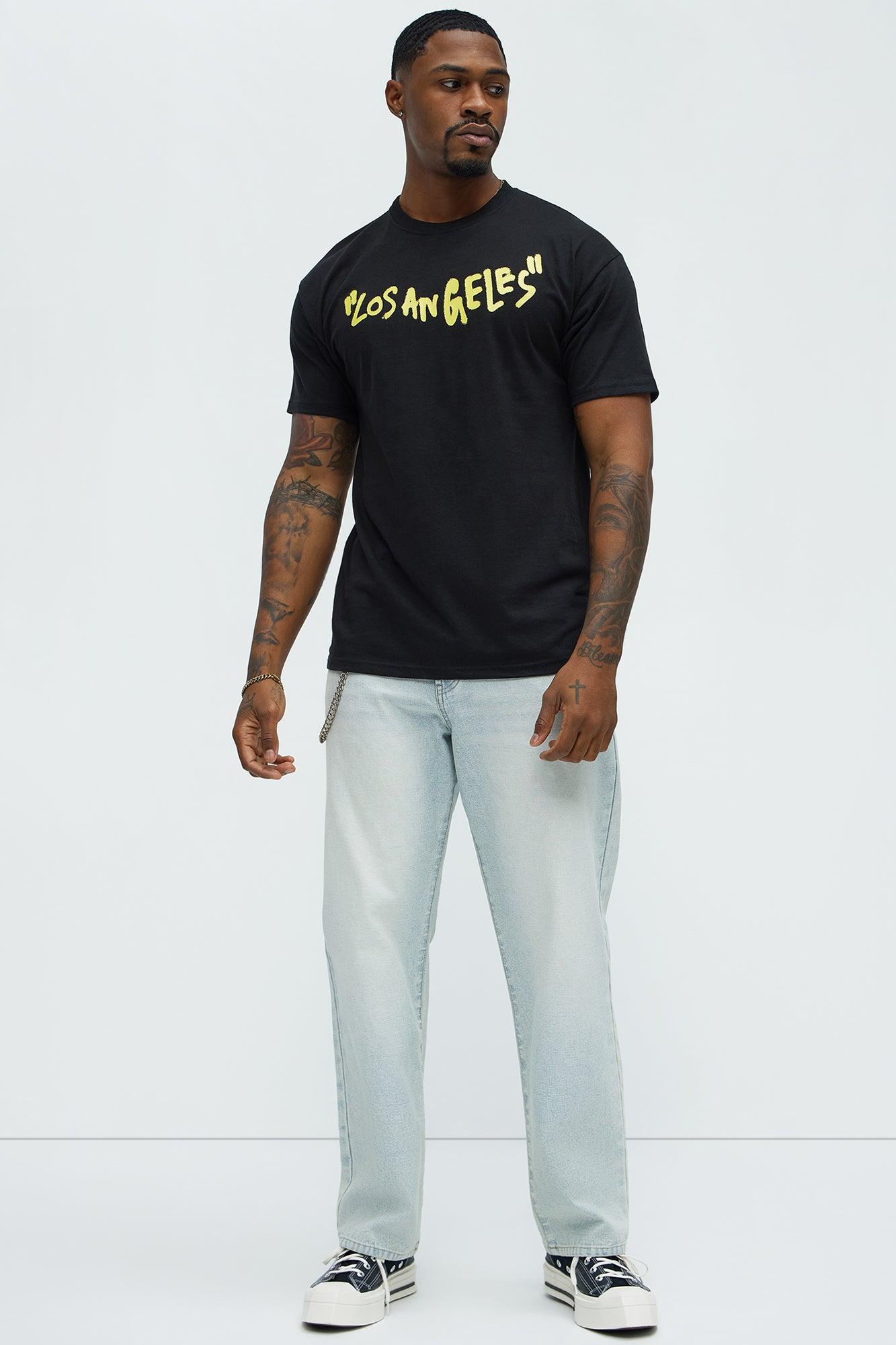 Welcome To ″LA″ Short Sleeve Tee - Black Product Image