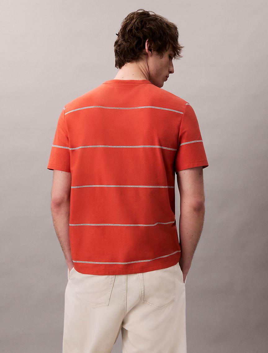 Cotton Stripe Relaxed T-Shirt  Product Image