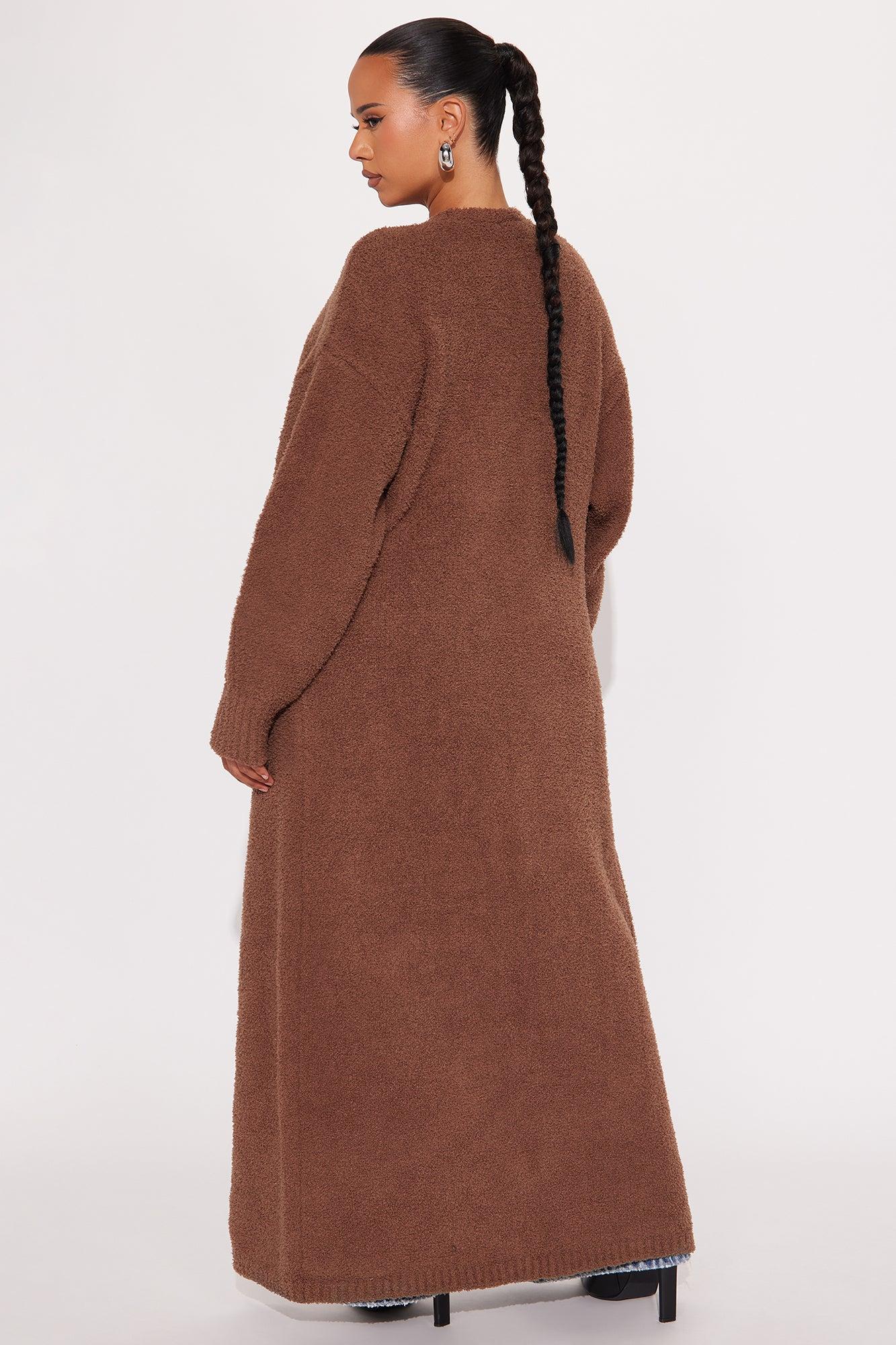 Living In It Cardigan - Mocha Female Product Image