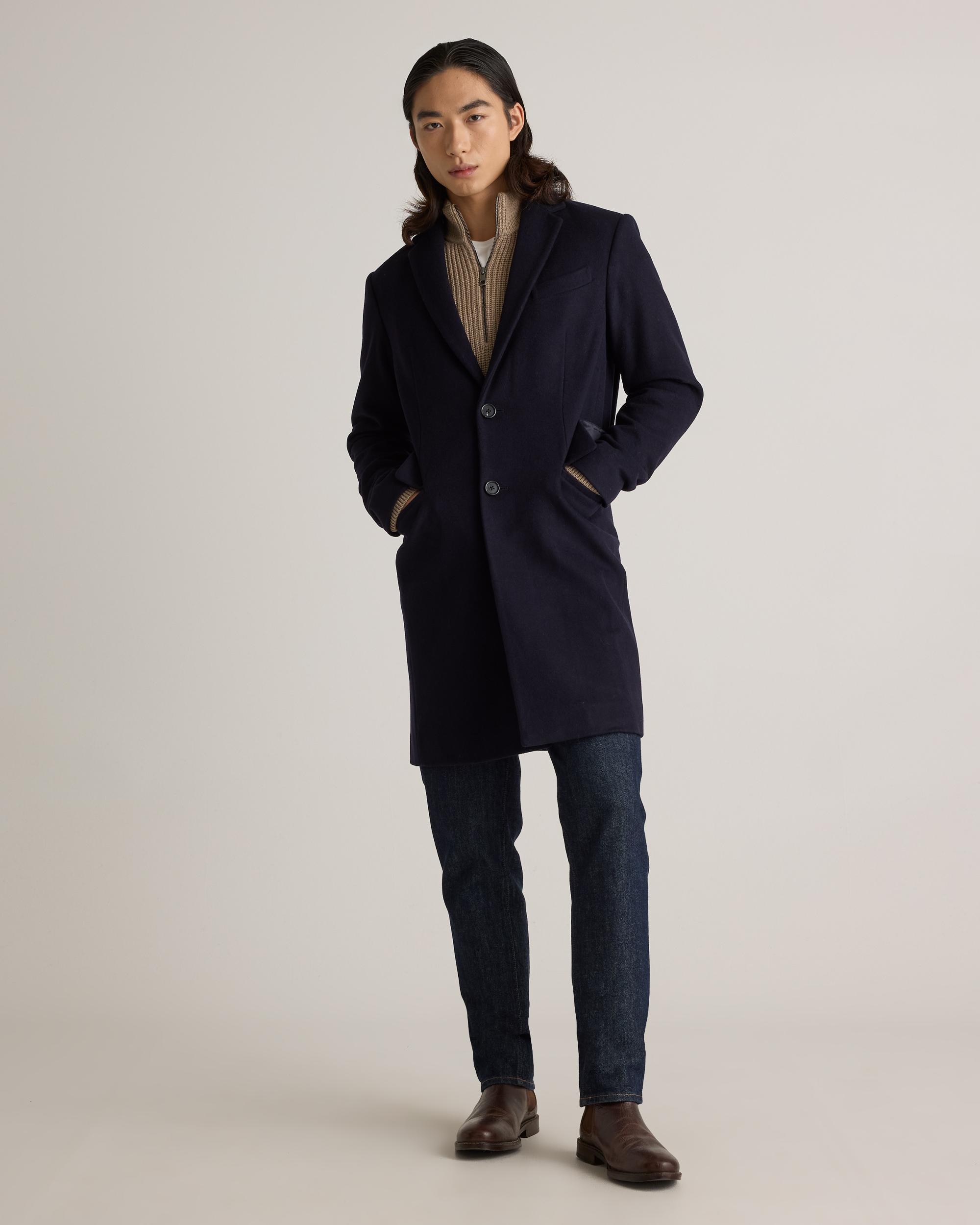 Quince | Men's Italian Wool Overcoat Wool/Nylon Product Image