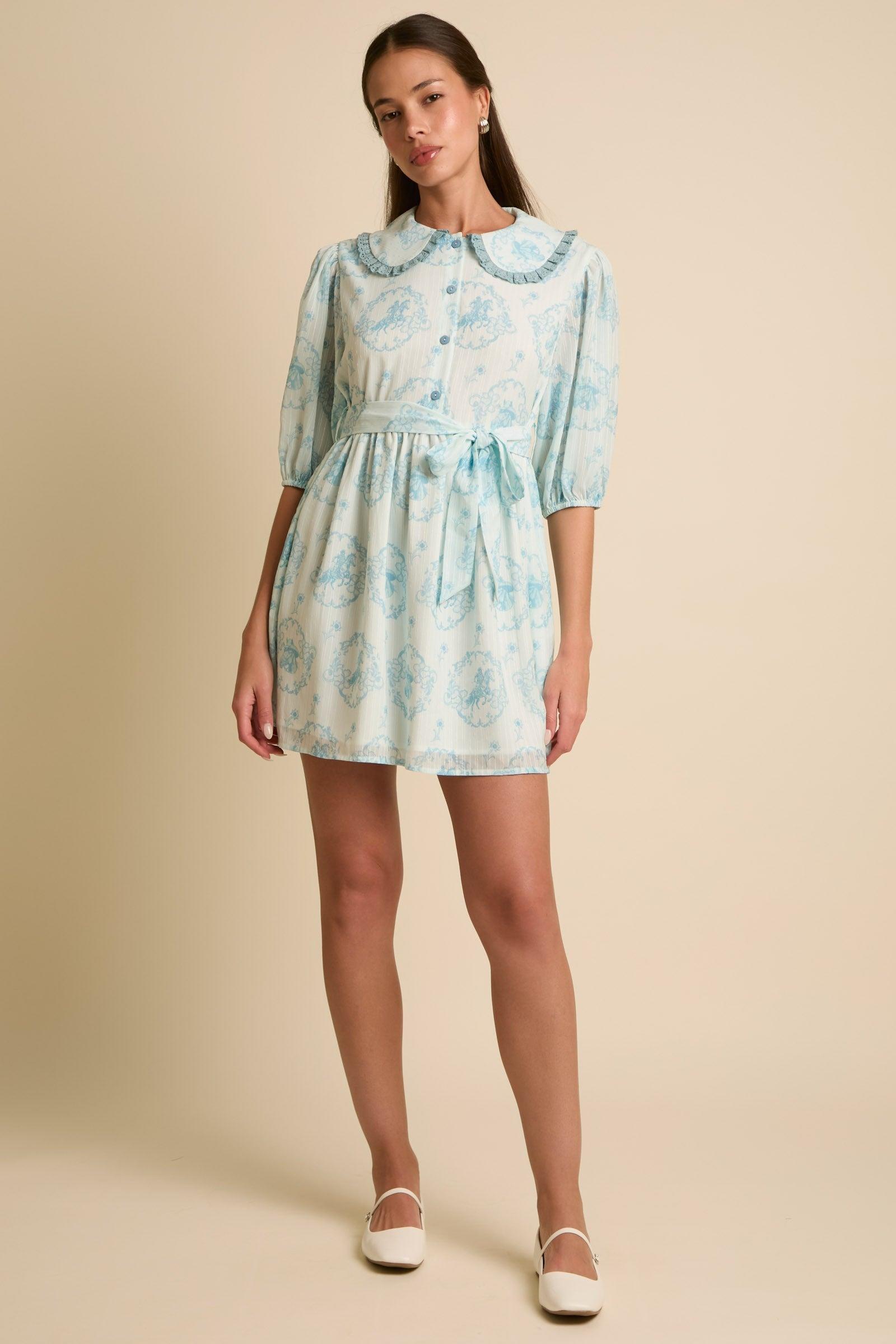 Short Sleeve Mini Dress Product Image