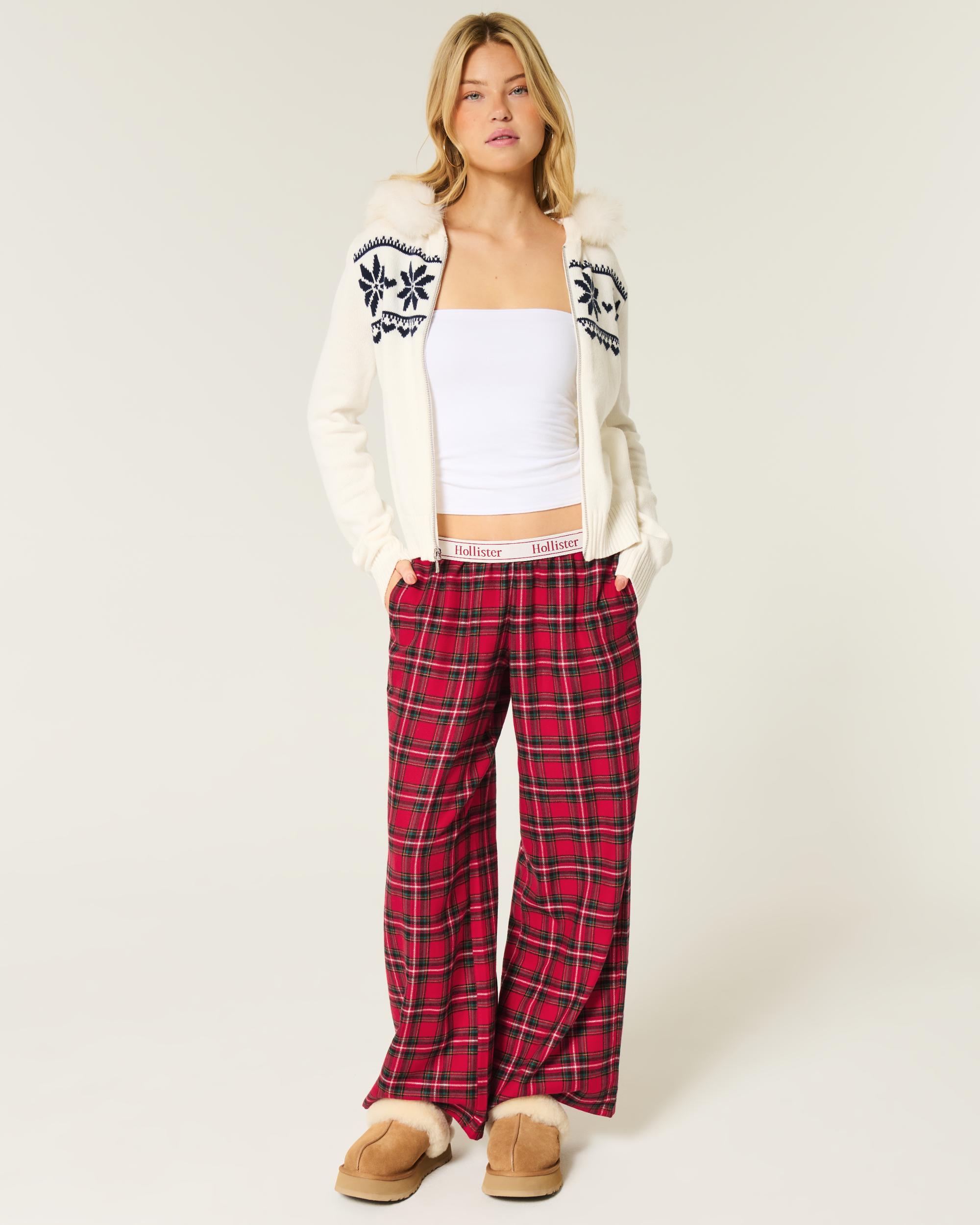 Baggy Flannel Pants Product Image