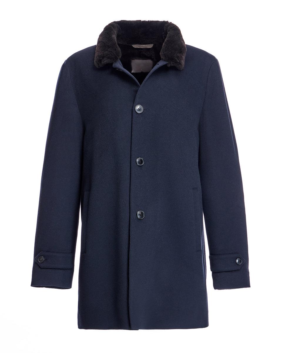 Men's Cashmere Jacket with Nutria Lining Product Image