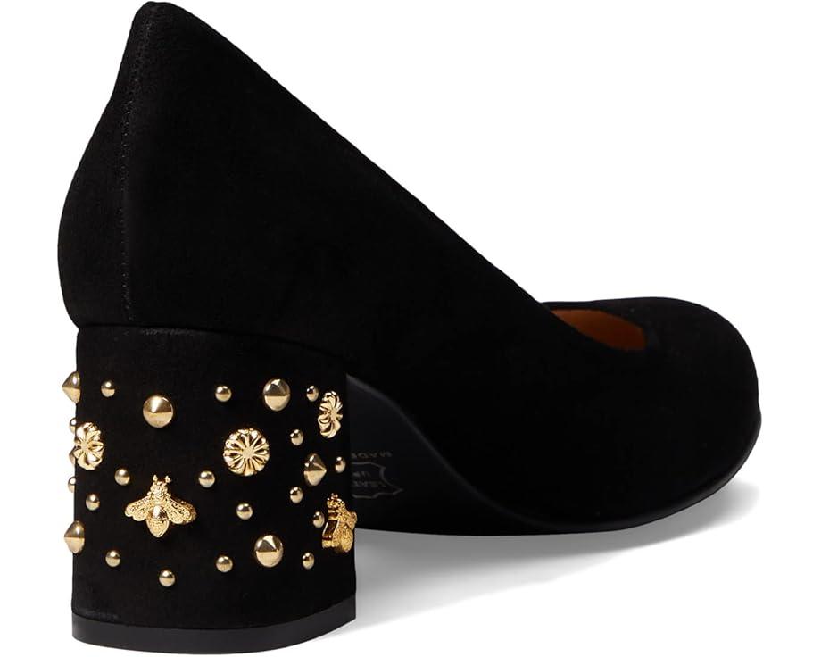 Lanette Suede Block-Heel Pumps Product Image