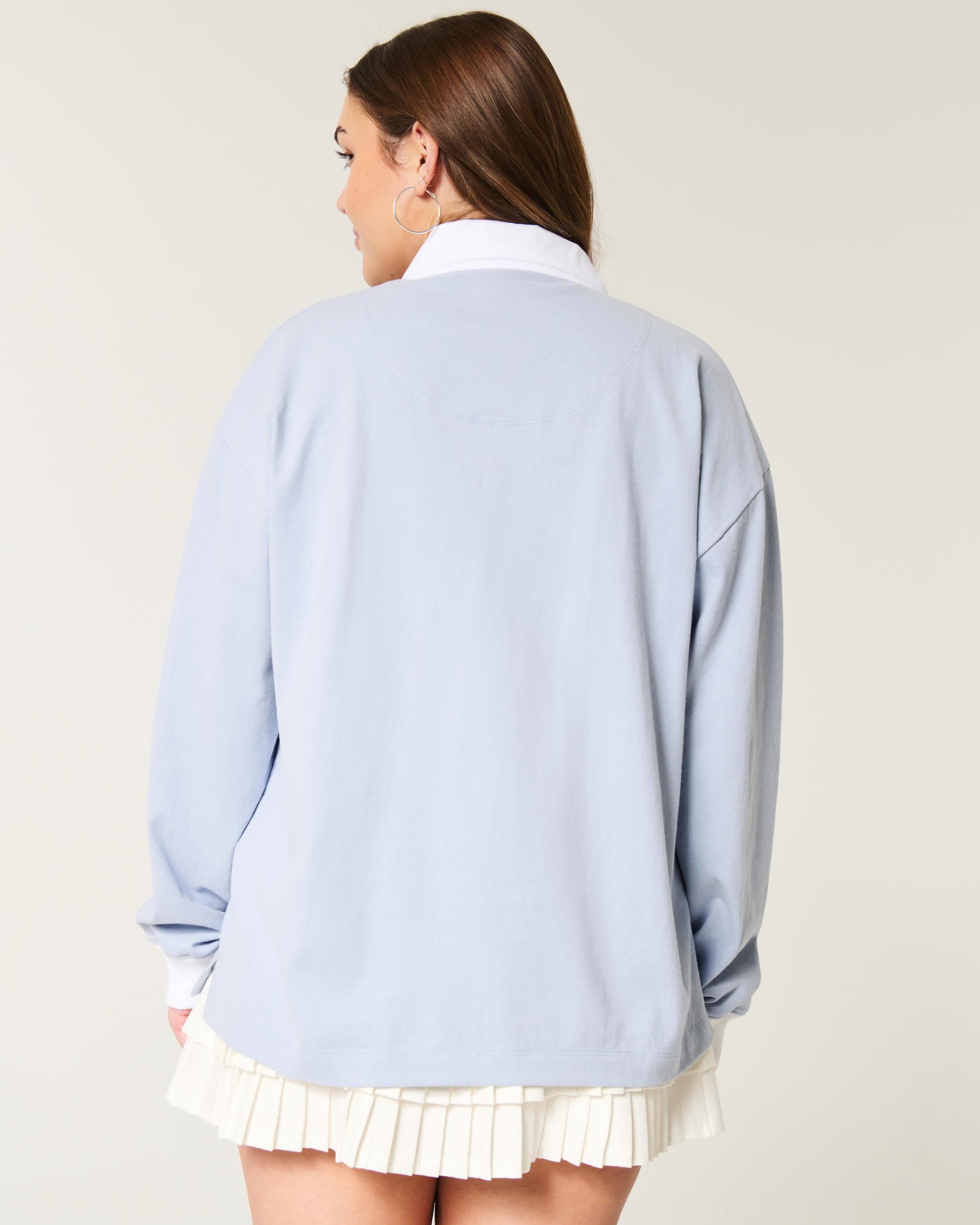 Easy Teddy Bear Graphic Rugby Polo Product Image