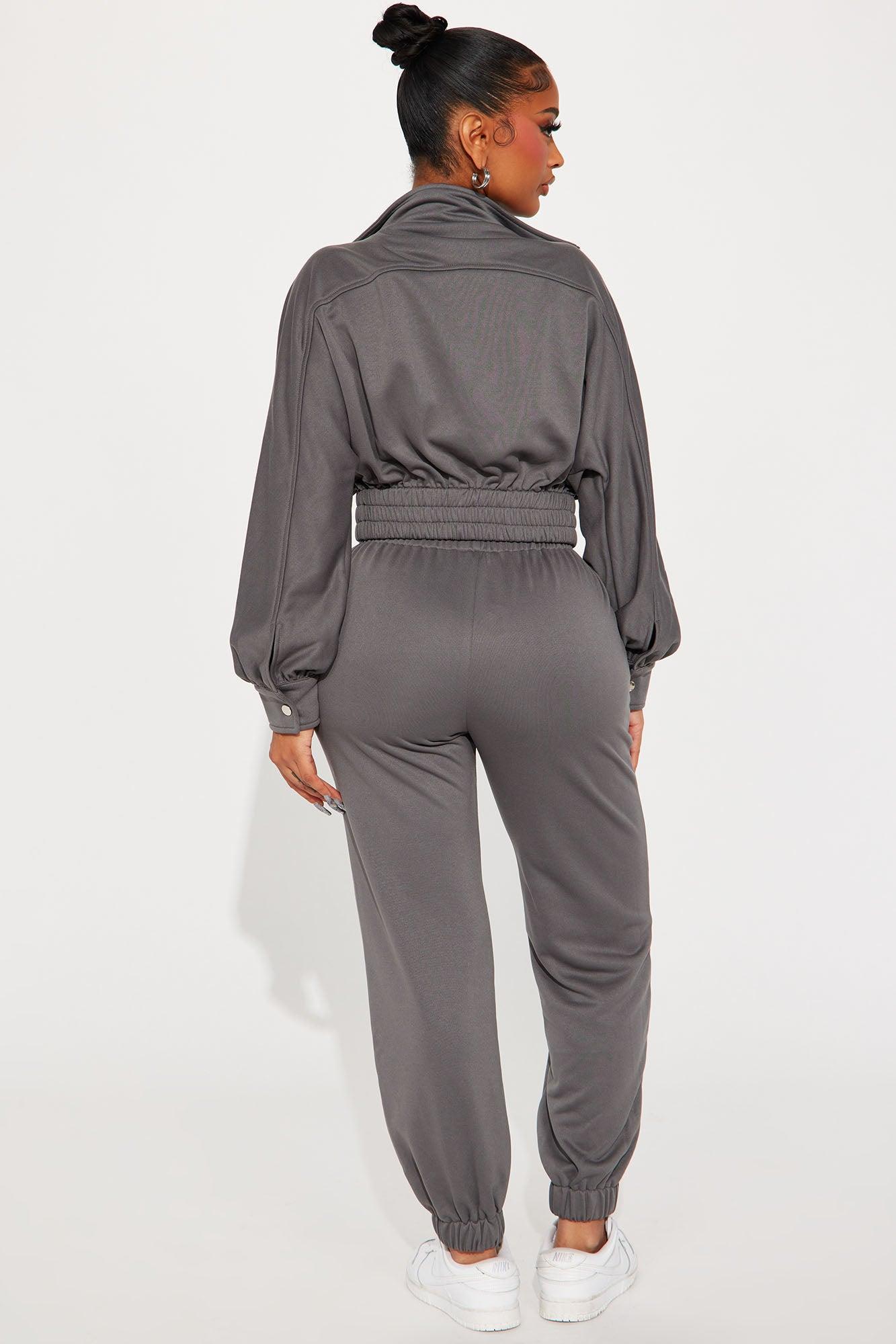 Laid Back Jogger Set - Charcoal Product Image