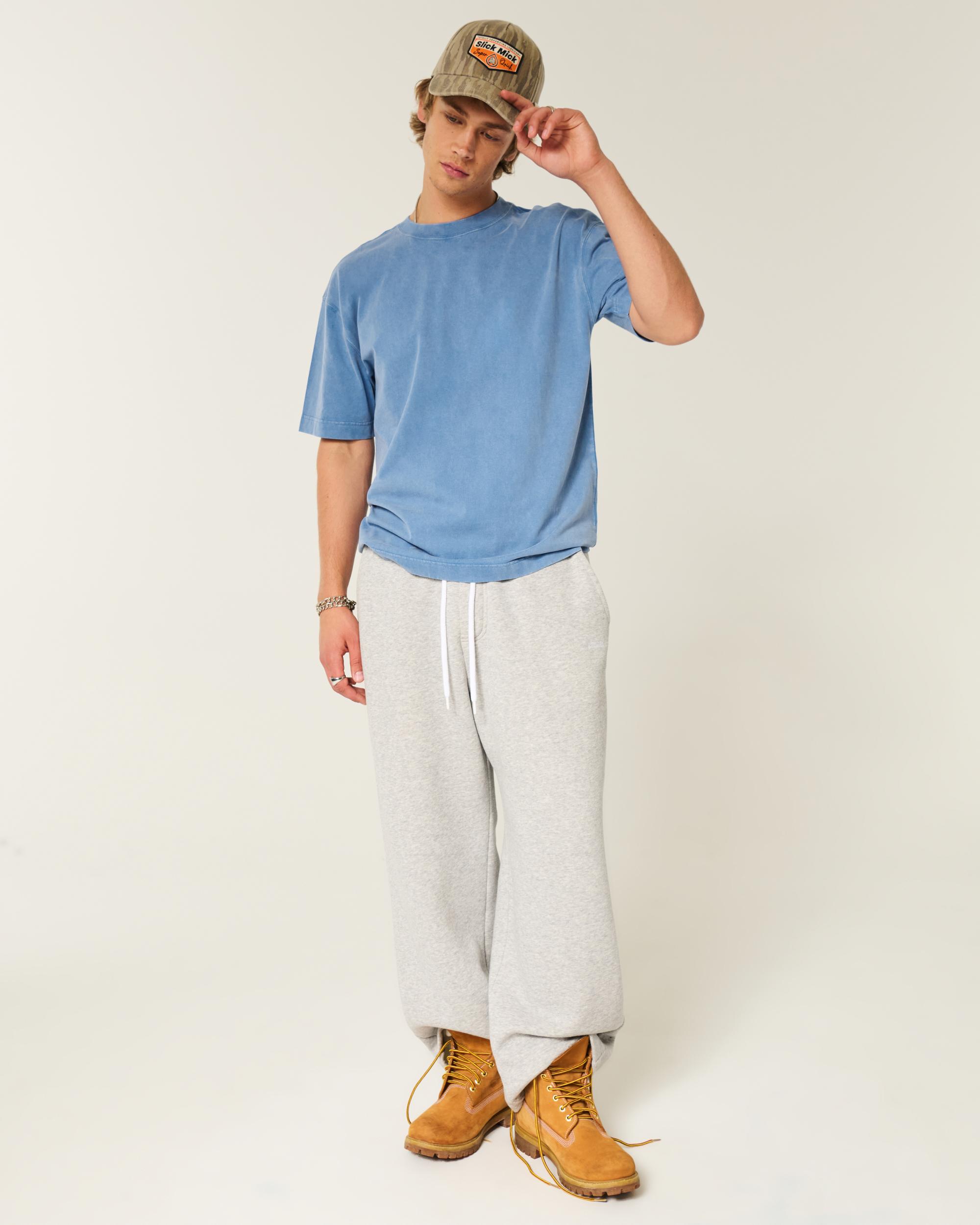 Boxy Heavyweight Camo Crew T-Shirt Product Image