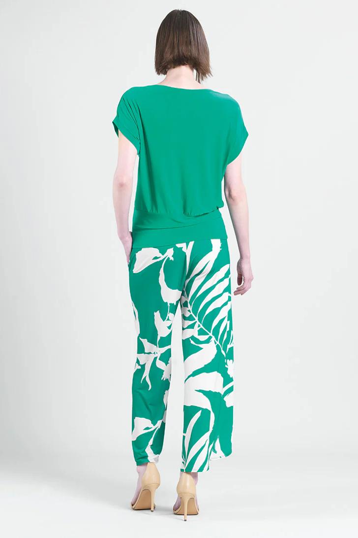 Floral Print Front Slit Ankle Petal Pant Product Image