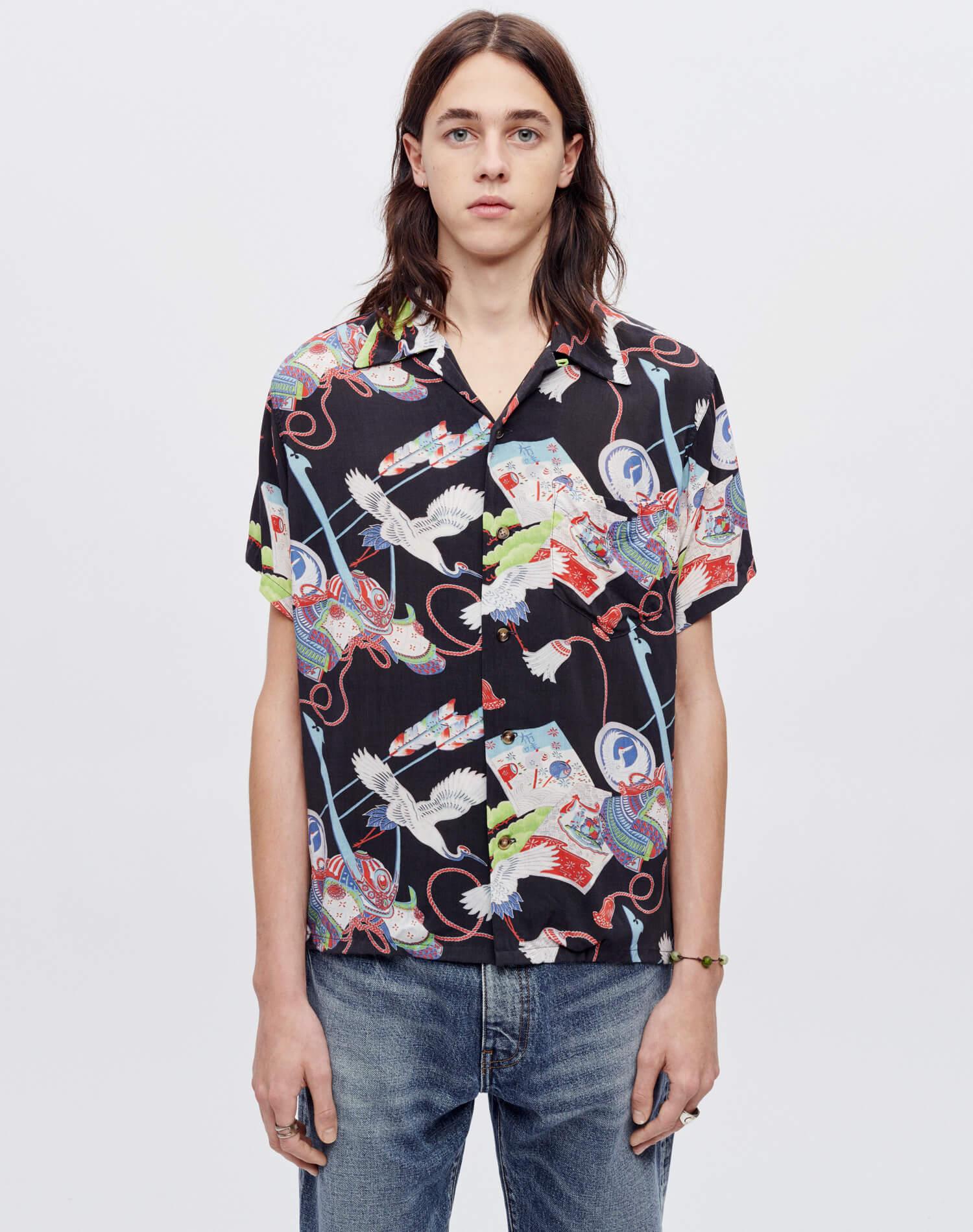 Hawaiian Shirt - Dark Samurai Male Product Image