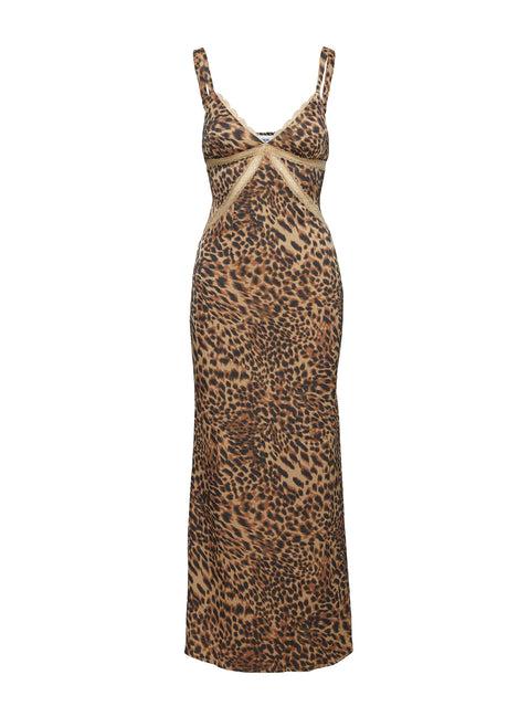 Sanctuary Maxi Dress Leopard Product Image