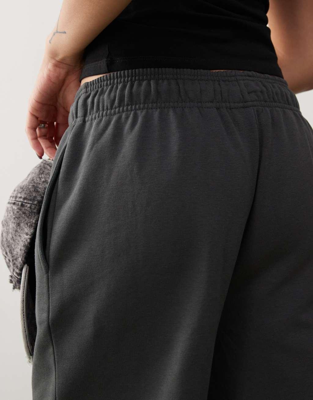 COLLUSION washed straight leg sweatpants in gray Product Image