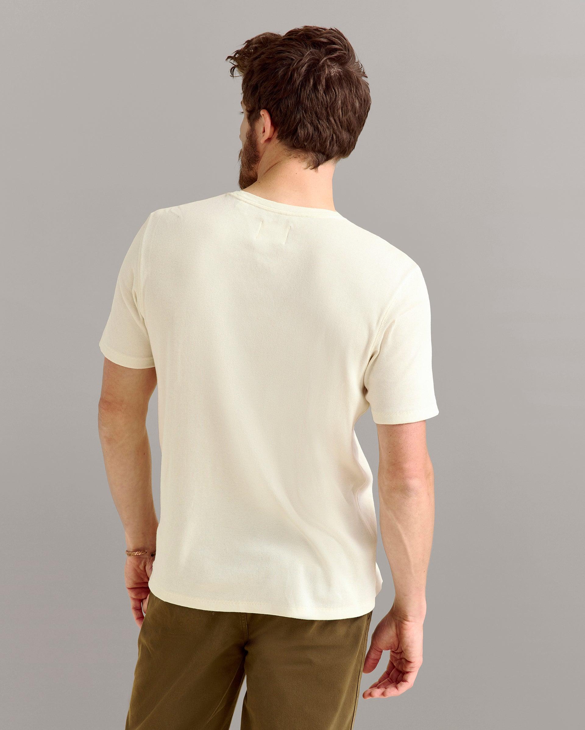 Short Sleeve Rib Crew -  Product Image