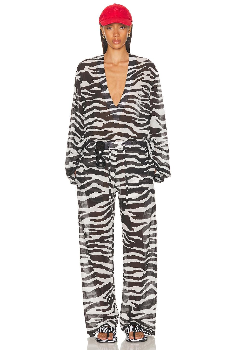 Zebra Printed Top Product Image