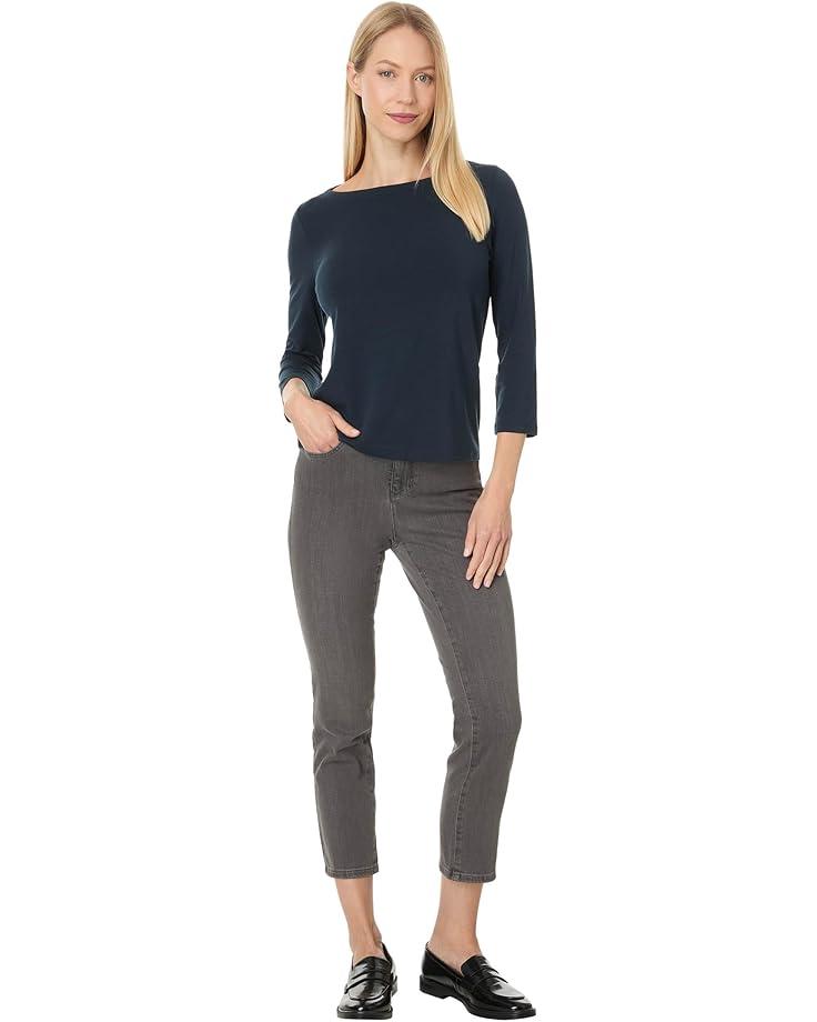 Petite Kelsey Straight Leg Trousers in Super Stretch Ponte Knit Product Image