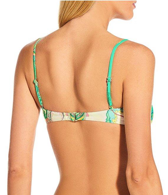 Gianni Bini Paisley High Waisted Cheeky Swim Bottom Product Image
