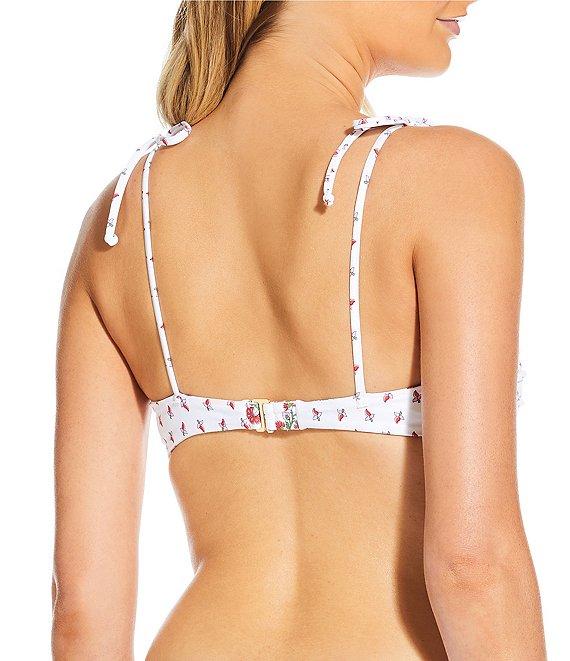 A Loves A Rosebud Reversible High Leg Embroidered Swim Bottom Product Image