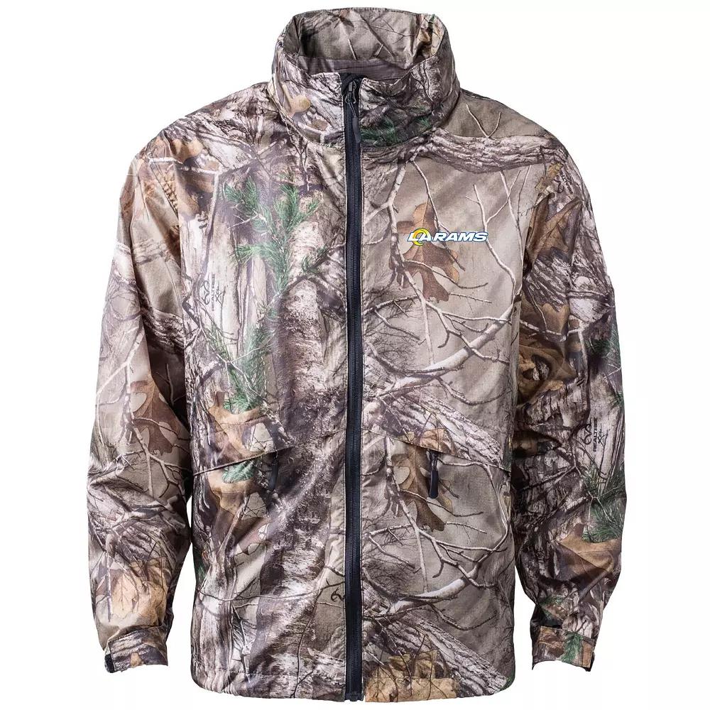 Men's Dunbrooke Realtree Camo Las Vegas Raiders Circle Sportsman Waterproof Packable Full-Zip Jacket, Size: Medium, Lvr Green Product Image