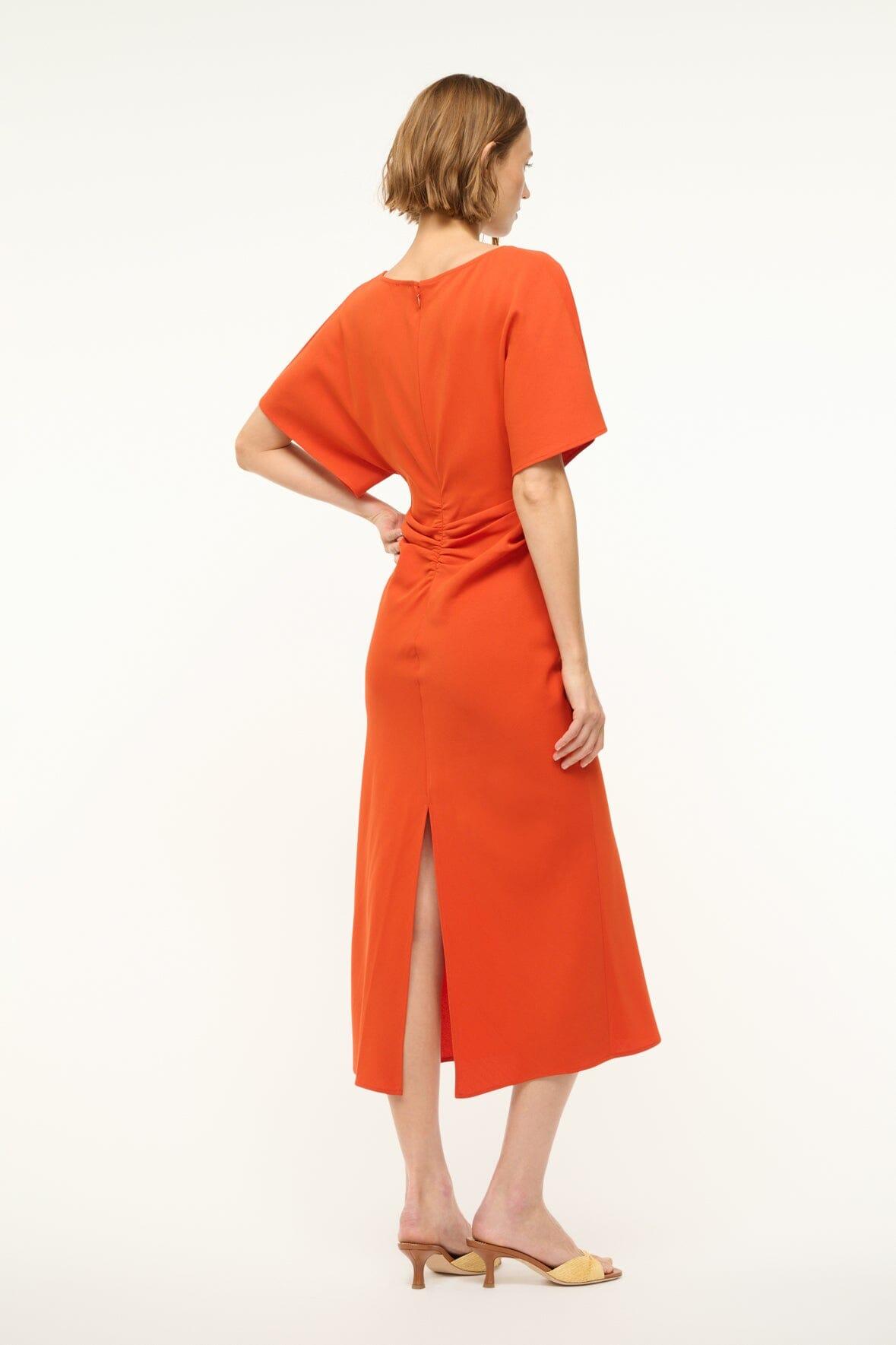 AMELIE MIDI DRESS | CAYENNE Product Image