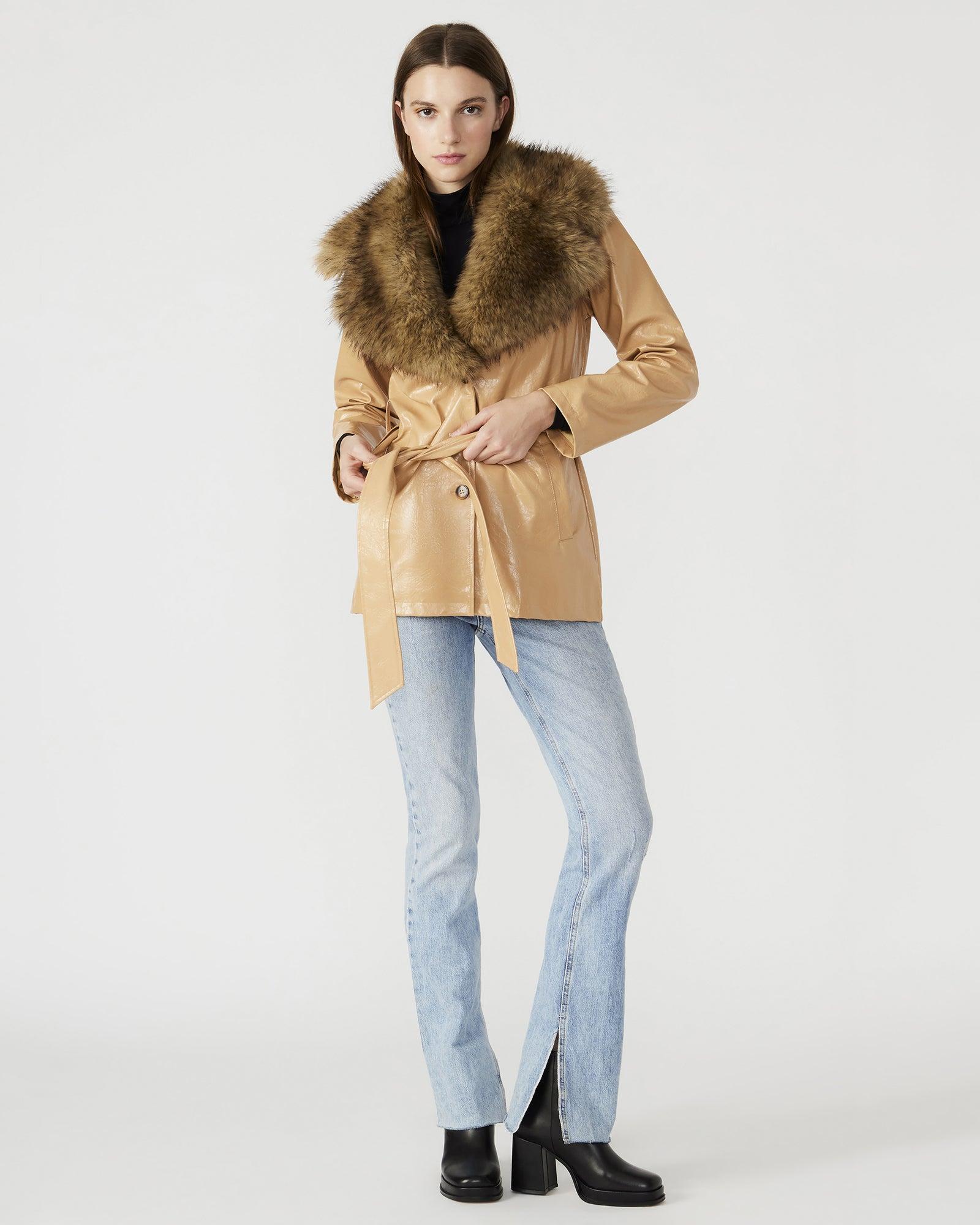 BOWERY COAT TAN Female Product Image