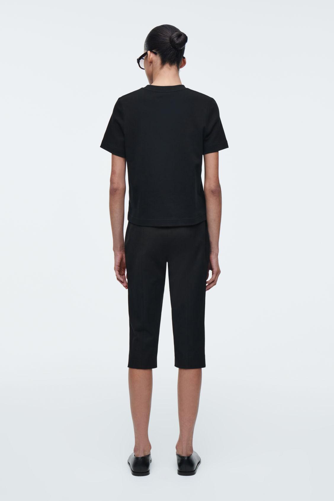 COTTON-BLEND CAPRI PANTS Product Image