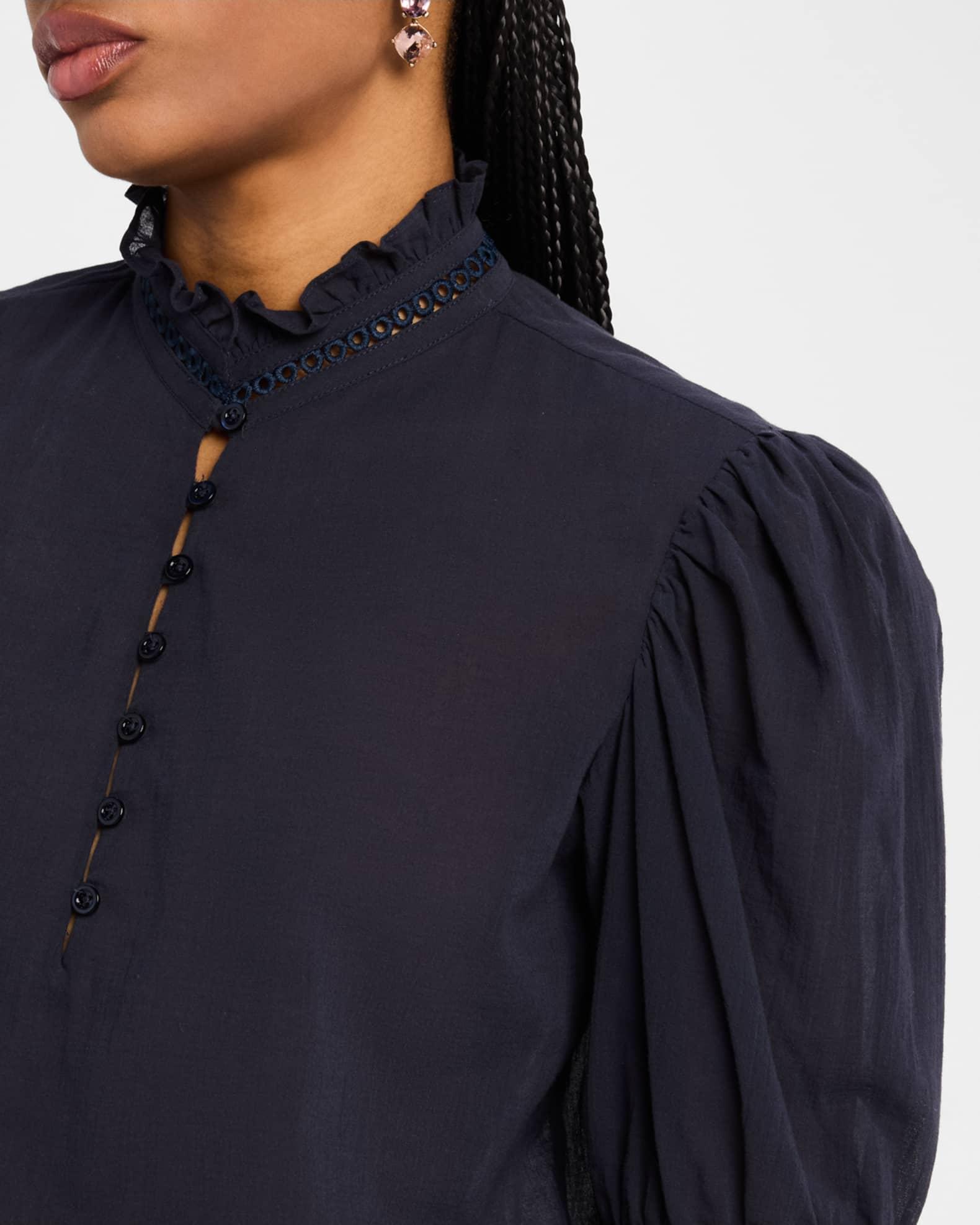 The Ruffle Collar Top Product Image