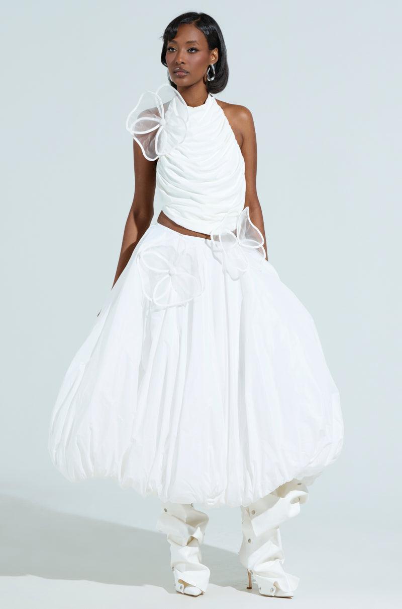 THE BEST MAXI BUBBLE SKIRT Product Image