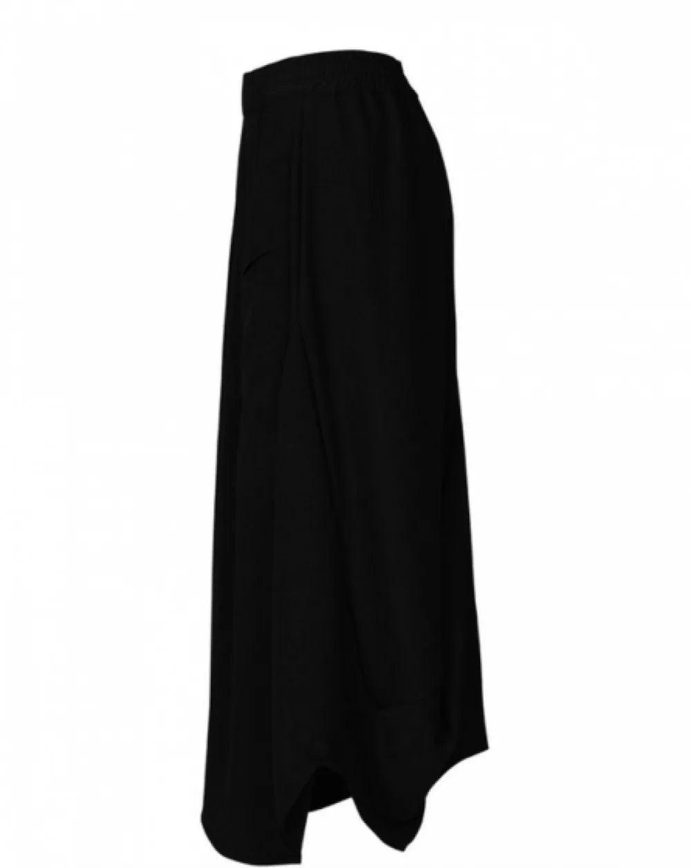 Ever Sassy by Dolcezza Black Midi Skirt Product Image
