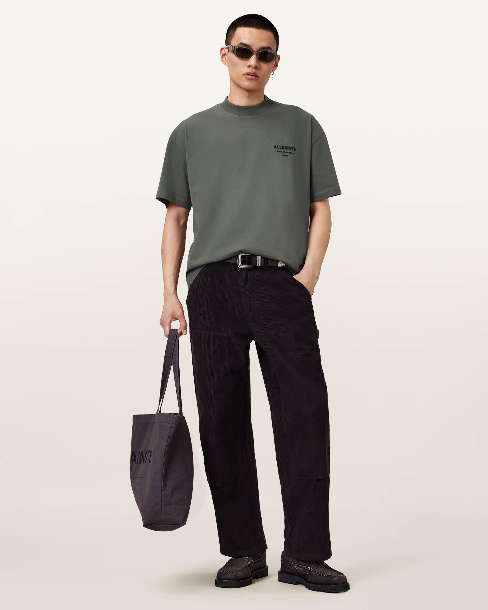 Xander Flocked Logo Oversized T-Shirt Product Image