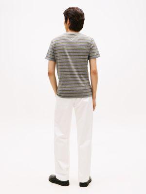 Extra Slim Stripe Stretch-Cotton T-Shirt Product Image