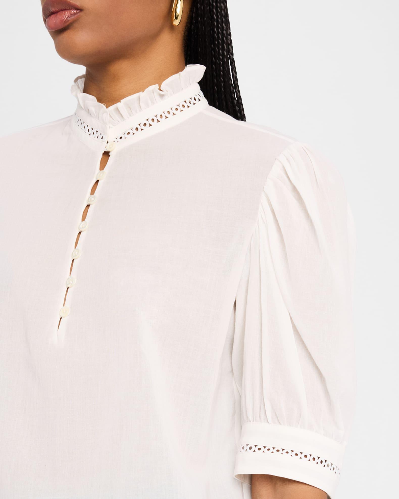 The Ruffle Collar Top Product Image