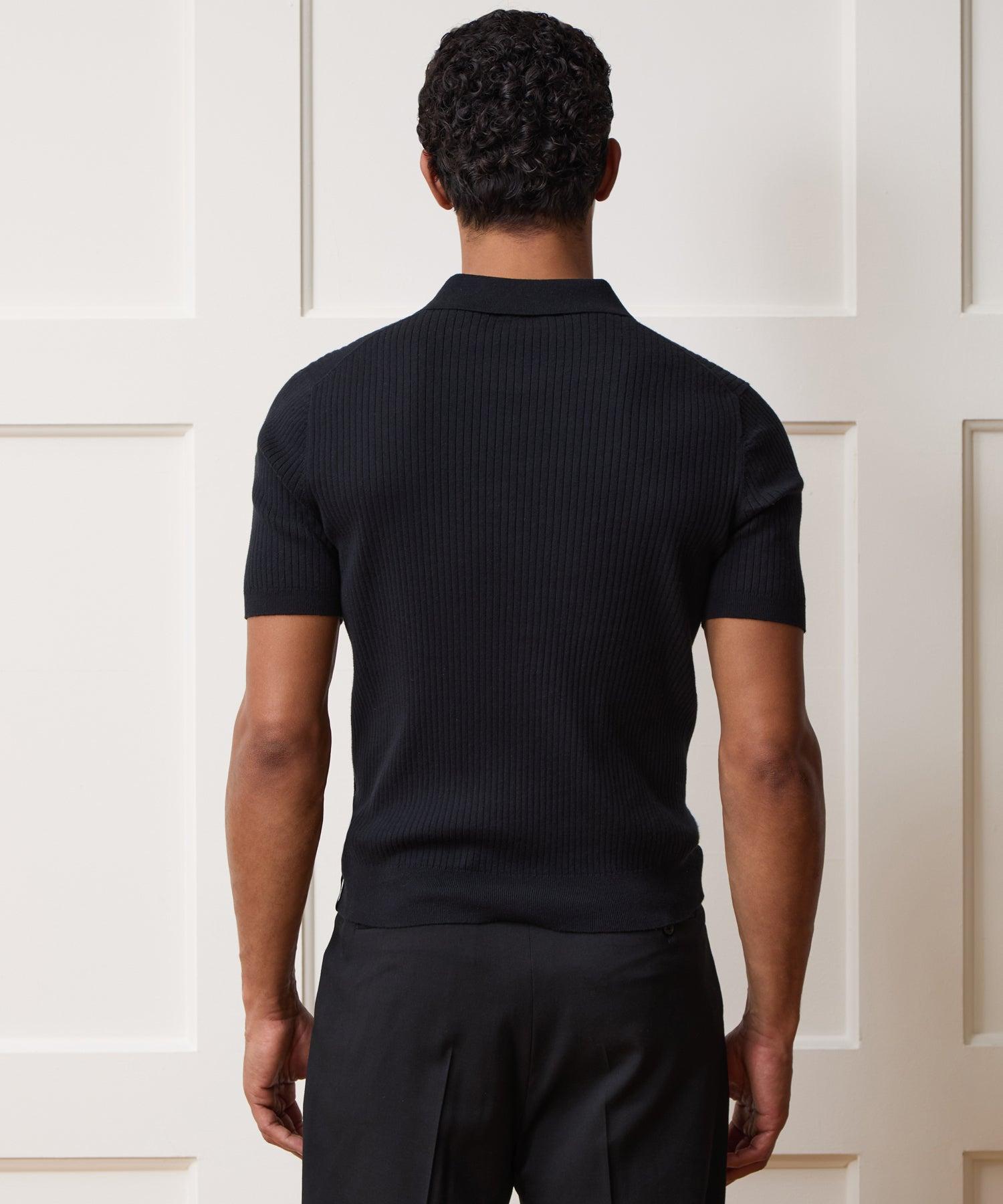 Cotton-Cashmere Sweater Polo Product Image