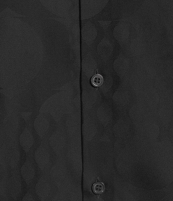 Murano The Murano Show Collection Slim Fit Bulb Pattern Jacquard Long Sleeve Woven Shirt Product Image