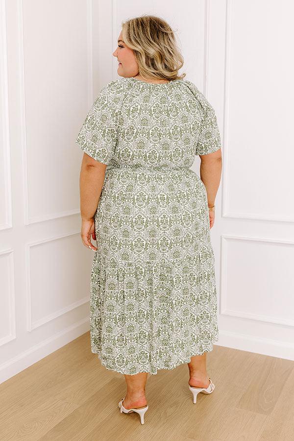 Countryside Dream Linen-Blend Midi Curves Product Image