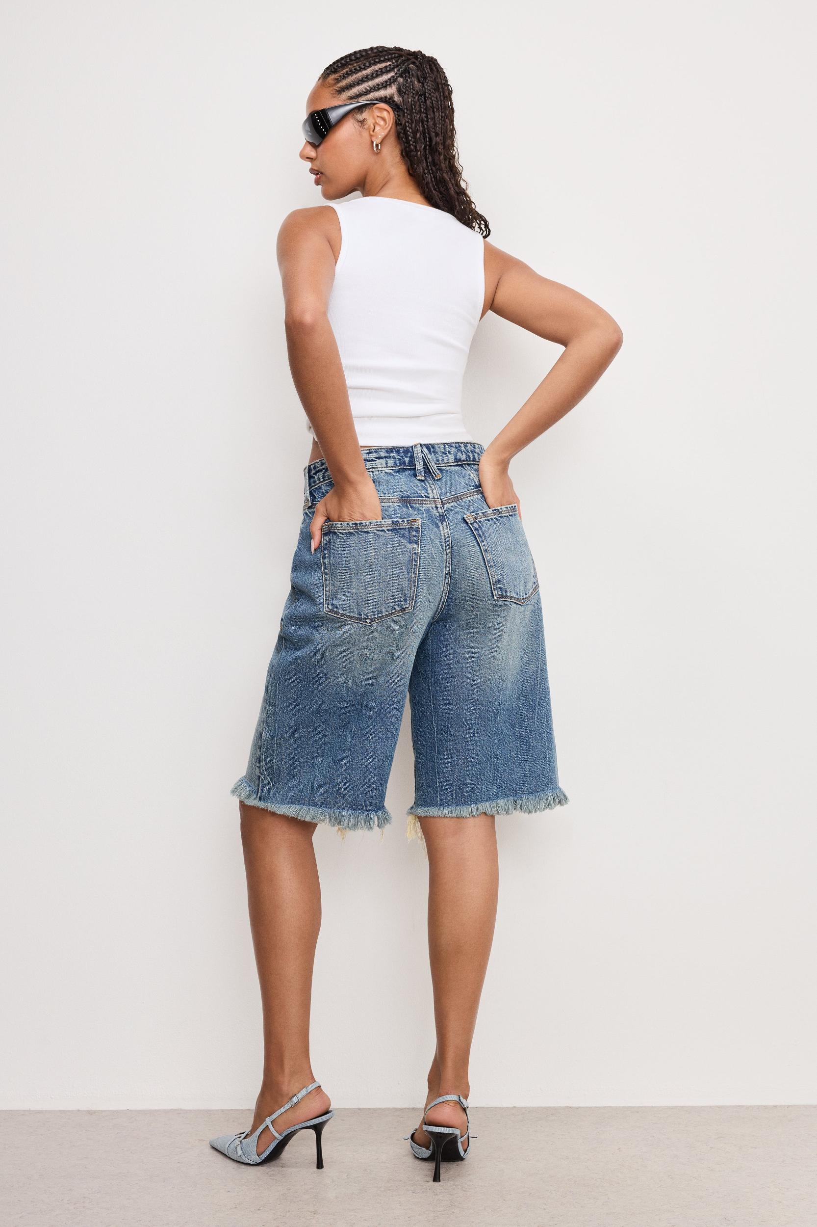 GOOD EASE BERMUDA SHORTS | INDIGO808 Product Image