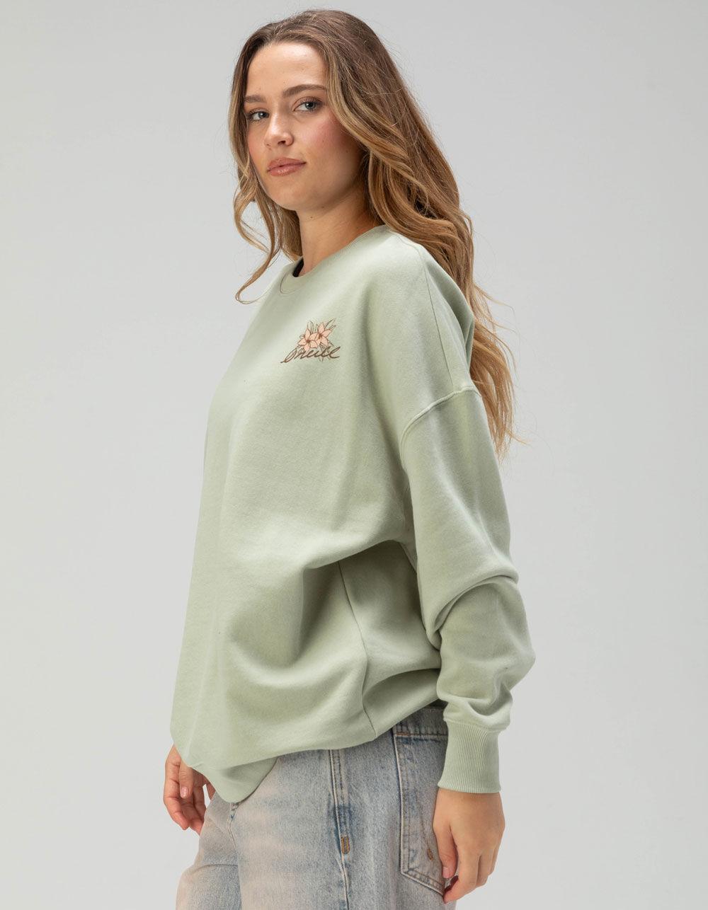 O'NEILL Choice Womens Oversized Crewneck Sweatshirt - SAGE Product Image