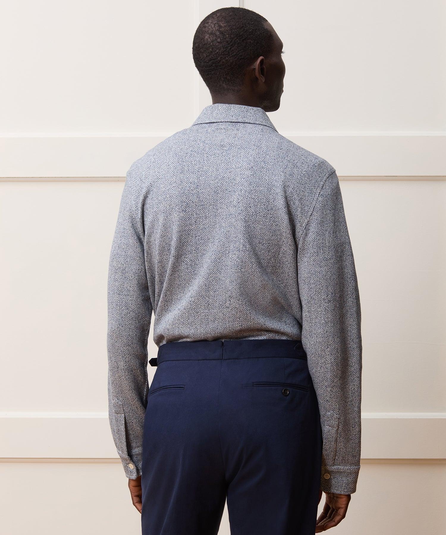 Linen-Cotton Knit Shirt Product Image