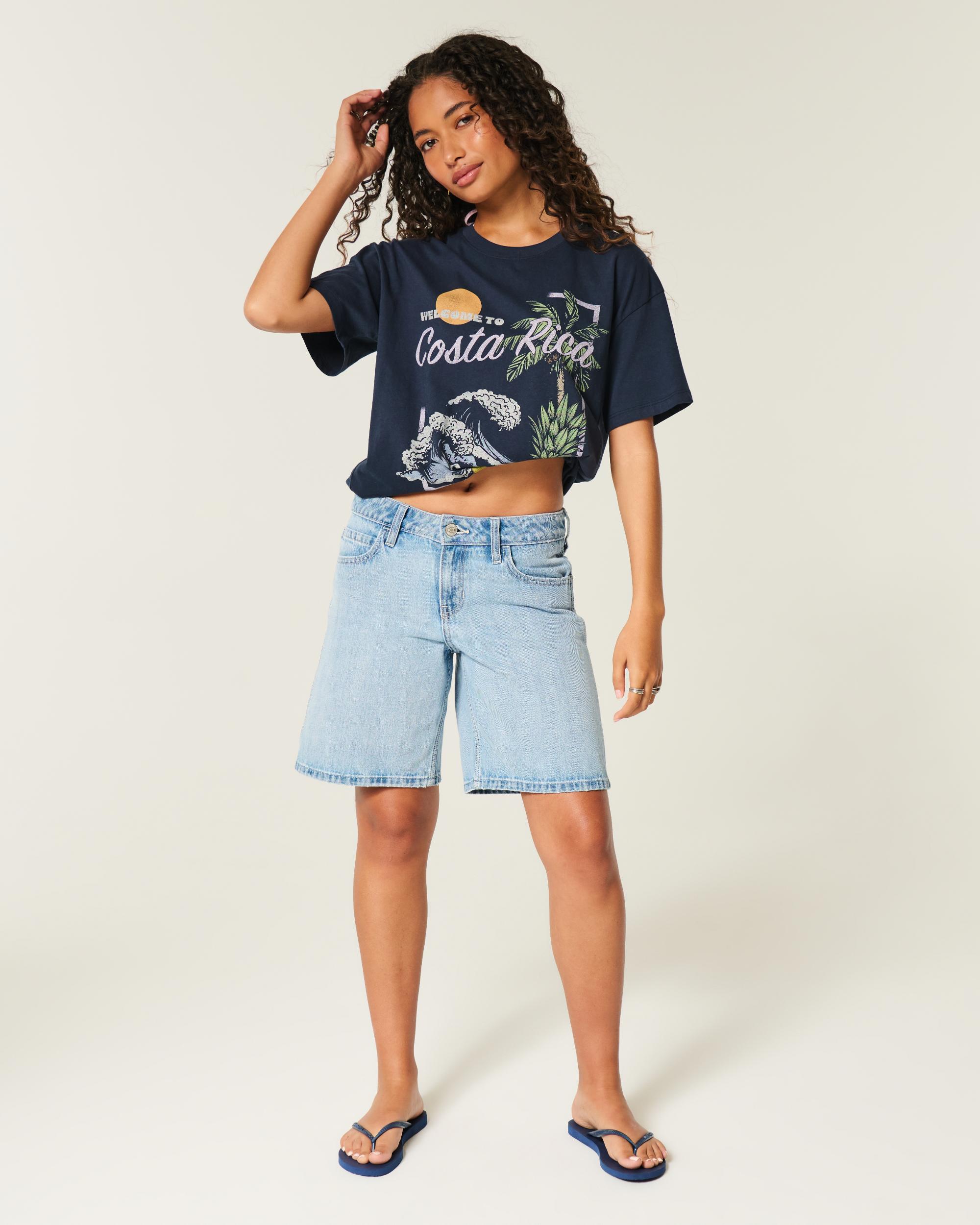 Oversized Costa Rica Graphic Tee Product Image