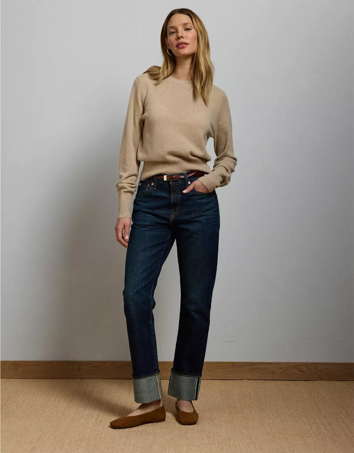 AE77 Premium Cashmere Sweater Product Image