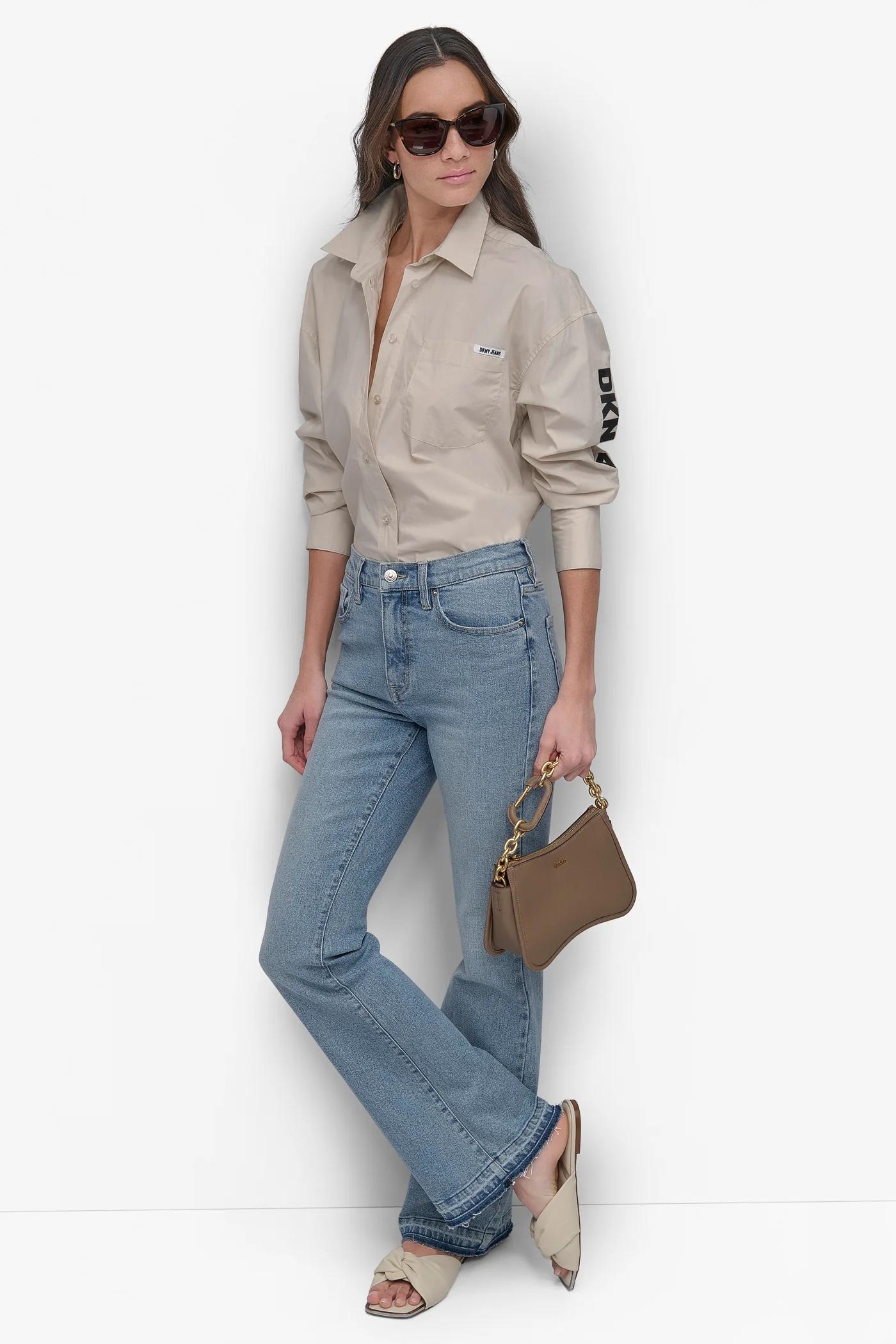 DKNY JEANS POPLIN BUTTON DOWN Product Image