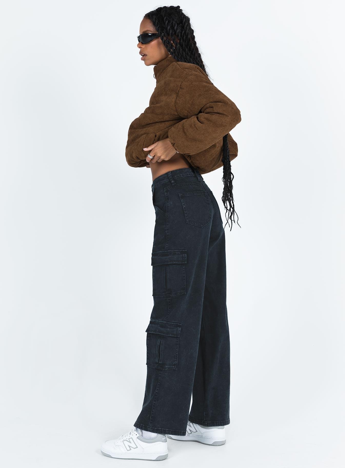 Nosita Cargo Jeans Black Product Image