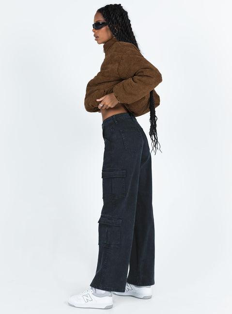 Nosita Cargo Jeans Black Product Image