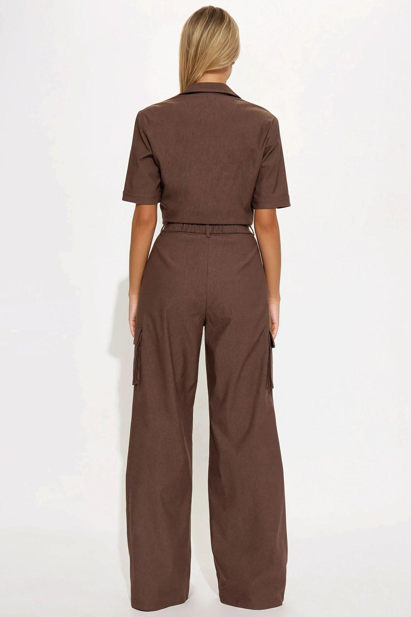 Dream Big Jumpsuit - Mocha Product Image