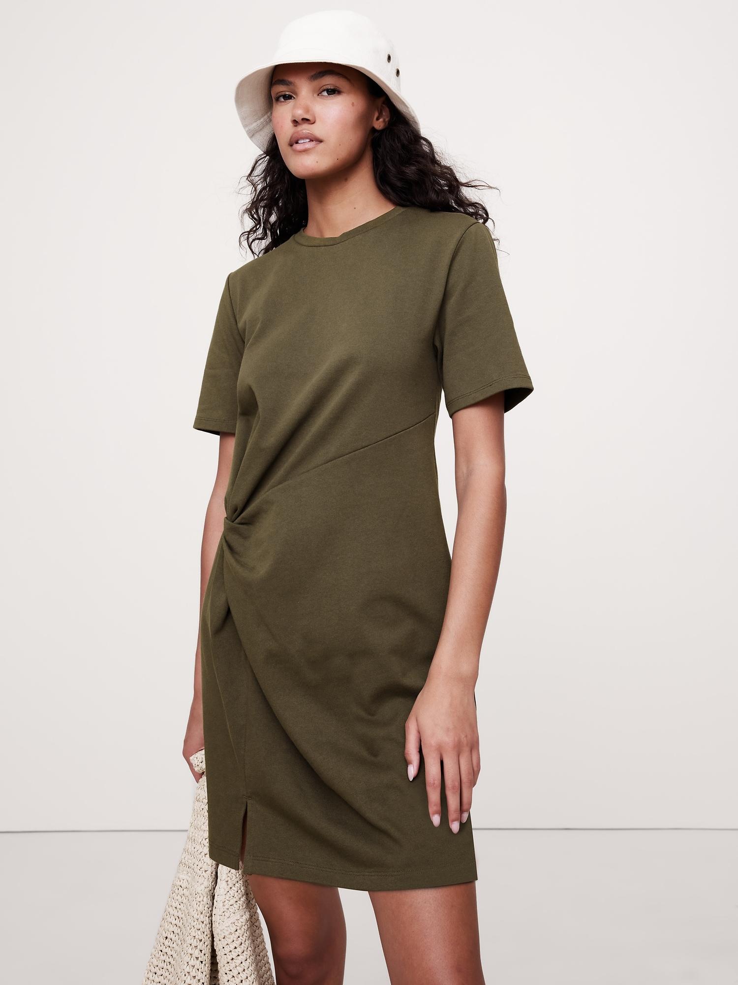 Cotton Twisted T-Shirt Dress Product Image