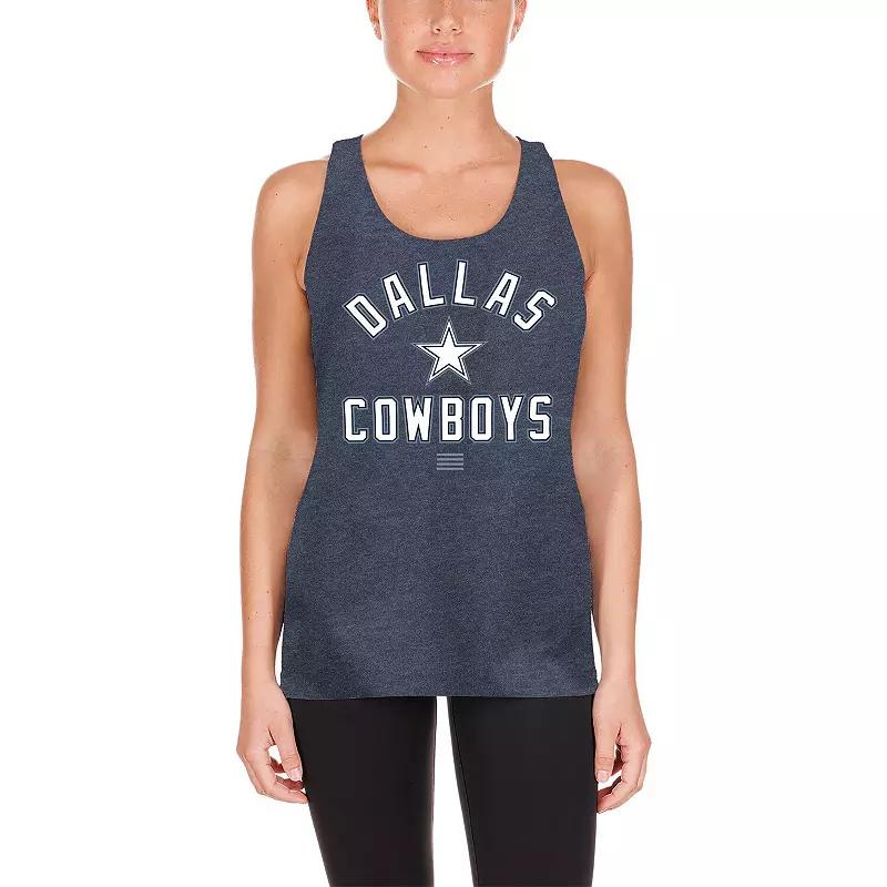Women's New Era Navy Dallas Cowboys 2024 NFL Training Camp Tank Top,  Product Image