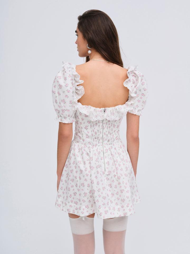Noam Mini Dress — White Product Image