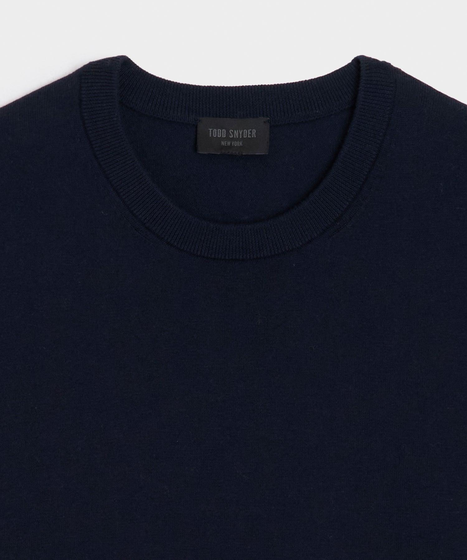 Cotton-Cashmere Sweater Tee Product Image