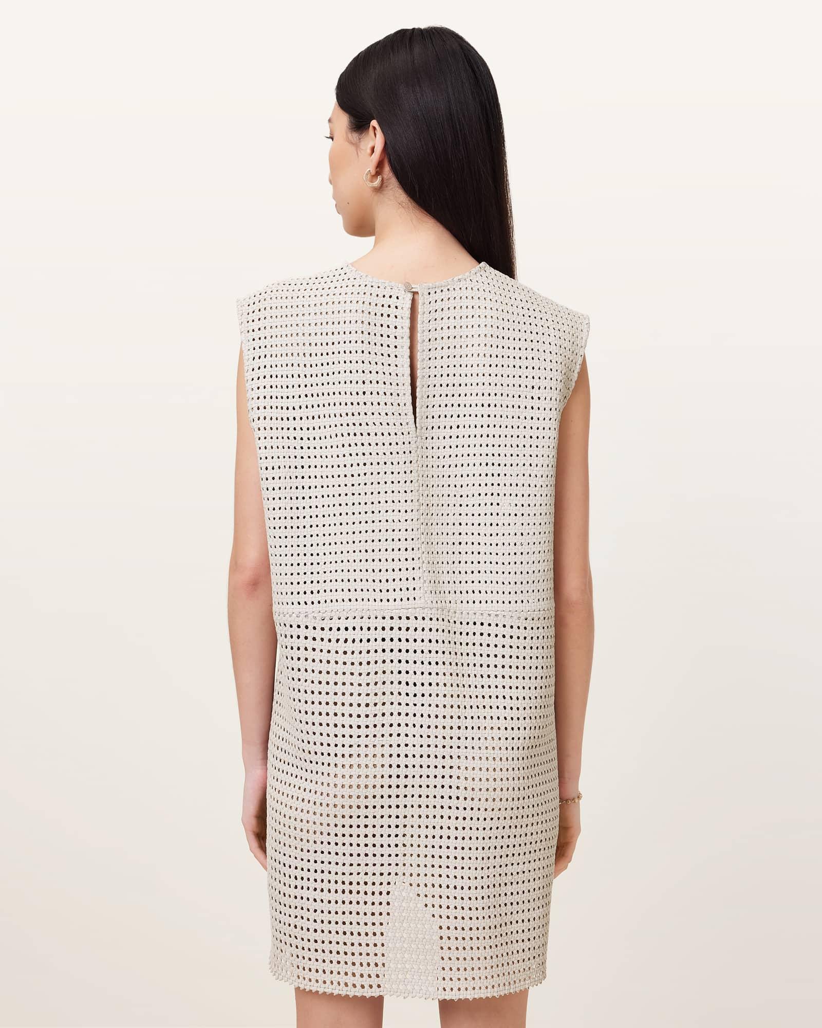 Nessa Woven Leather Mini Dress Product Image