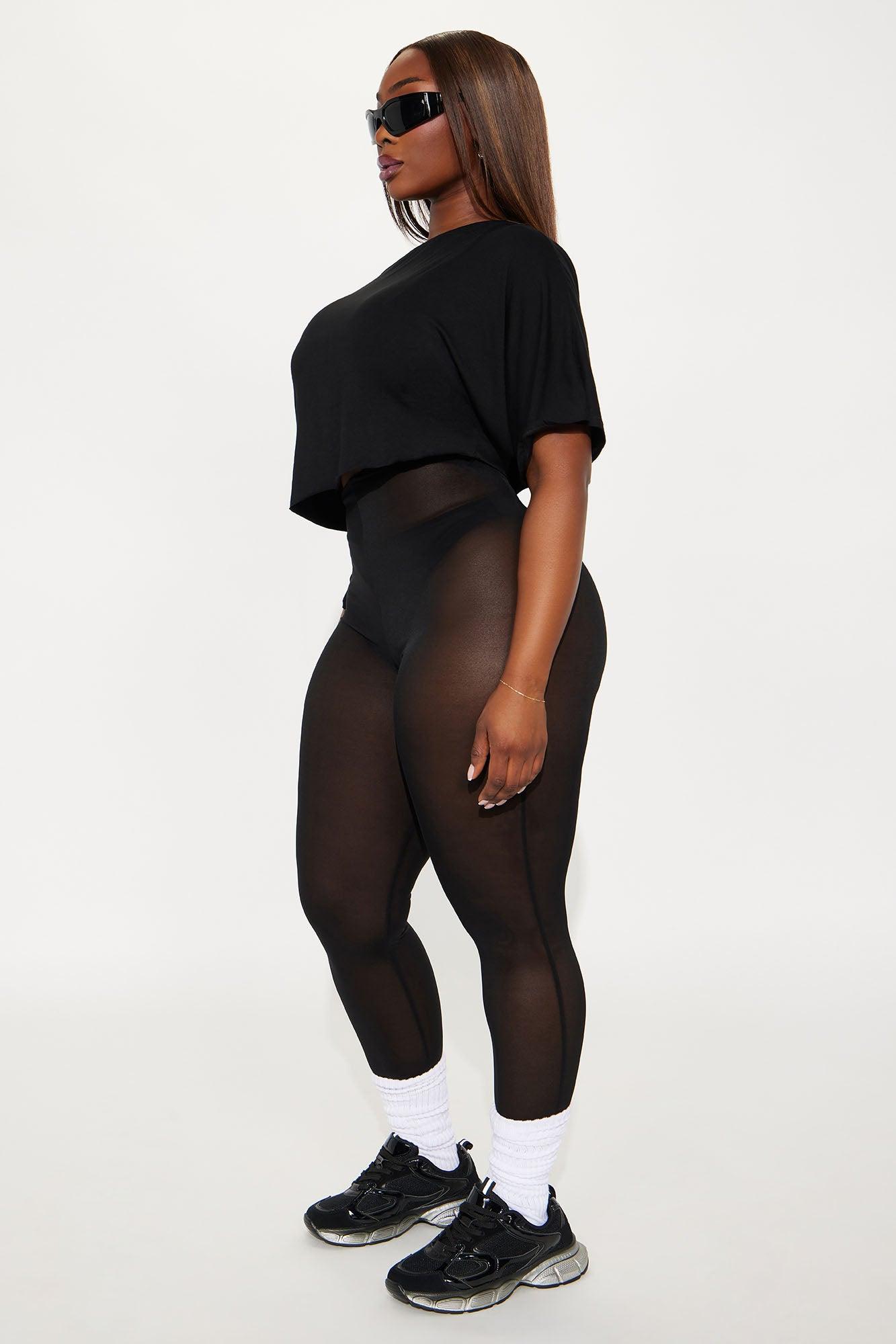 Modal Loose Off Shoulder Cropped Top - Black Female Product Image