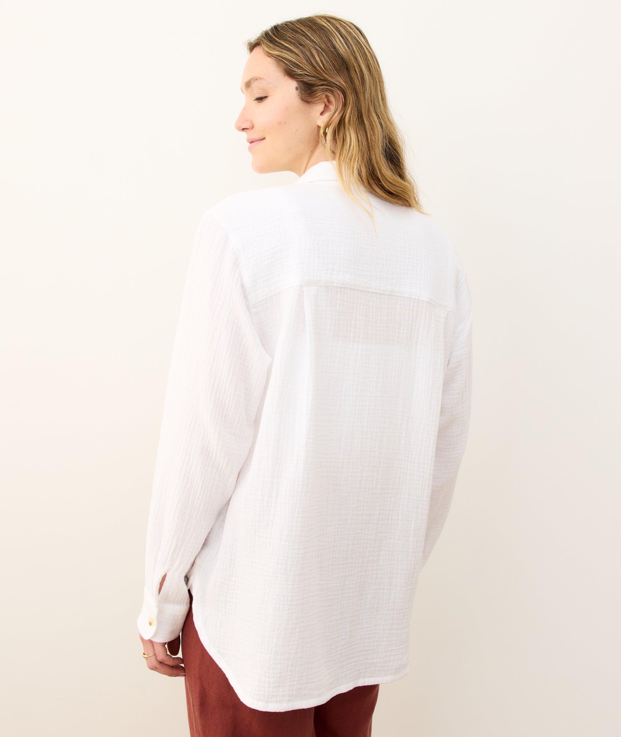 Jane Relaxed Double Cloth Shirt Product Image