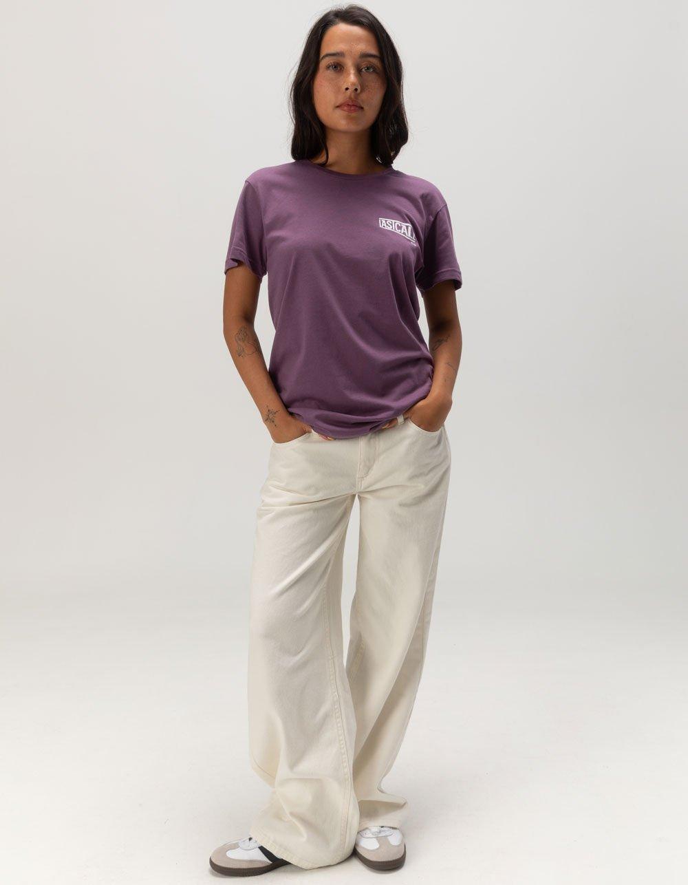 LAST CALL CO. Wicked Womens Boyfriend Tee - PURPLE Product Image